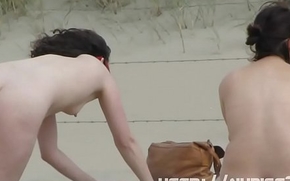 Spying more some nudist at be passed on beach hidden cam video