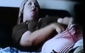 Hidden cam catches my chubby sister having orgasm