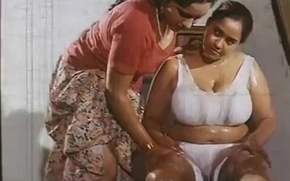 Sharmile takes Oil Massage