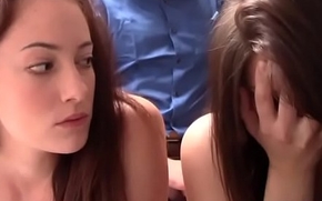 Teen friends need to team up on big cock to avoid jail time