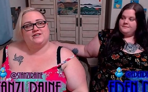 Zo Podcast X Presents The Fat Girls Podcast Hosted By:Eden Dax &_ Stanzi Raine Episode 2 Pt 1