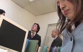Japanese babe gets fucked respecting the assignment