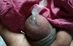 Squeezing Small Indian Cock to Cum